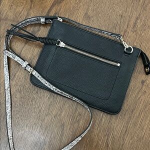 Vintage Vince Camuto Black Crossbody Bag